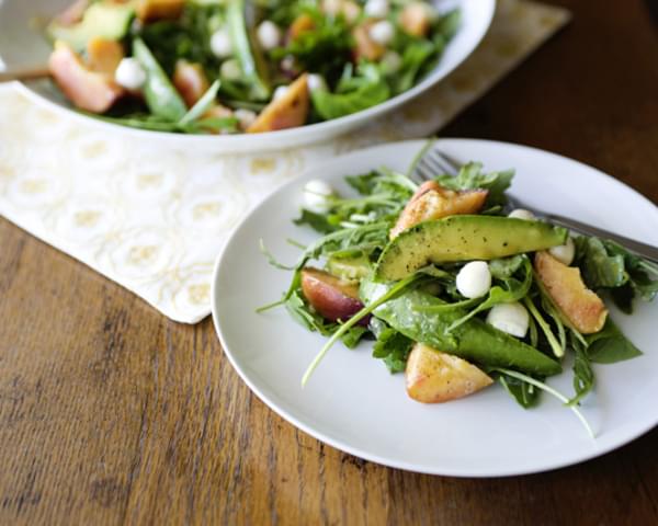 Grilled Peach and Avocado Salad