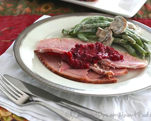 Cranberry Glazed Ham - Low Carb and Gluten-Free