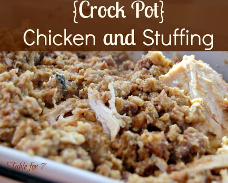 {Crock Pot} Chicken and Stuffing