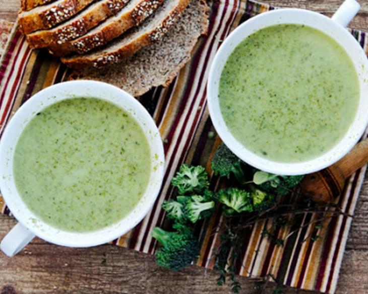 Creamy Broccoli Spinach Soup