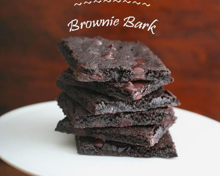 Chocolate Chip Brownie Bark - Low Carb and Gluten-Free