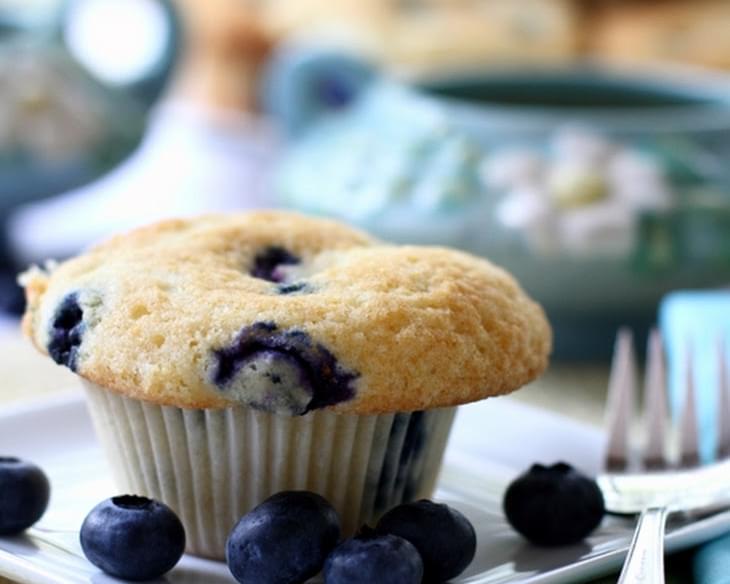 "Ok... Just One More" Blueberry Muffins