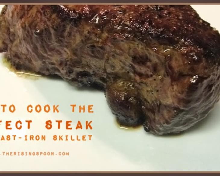 Cast-Iron Seared & Baked Grass-Fed Steaks