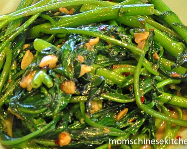 Ong Choy in Fermented Bean Curd Sauce