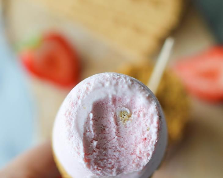 Strawberry Cheesecake Popsicles and a Giveaway!
