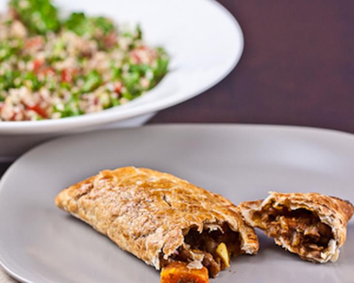 Moroccan Carrot and Lentil Pasties