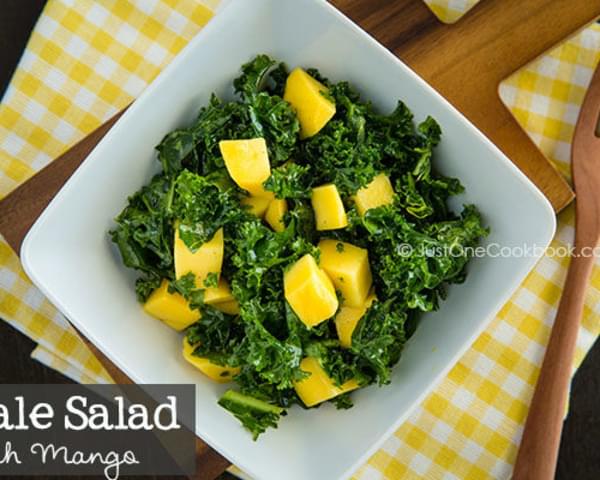 Massaged Kale Salad with Mango