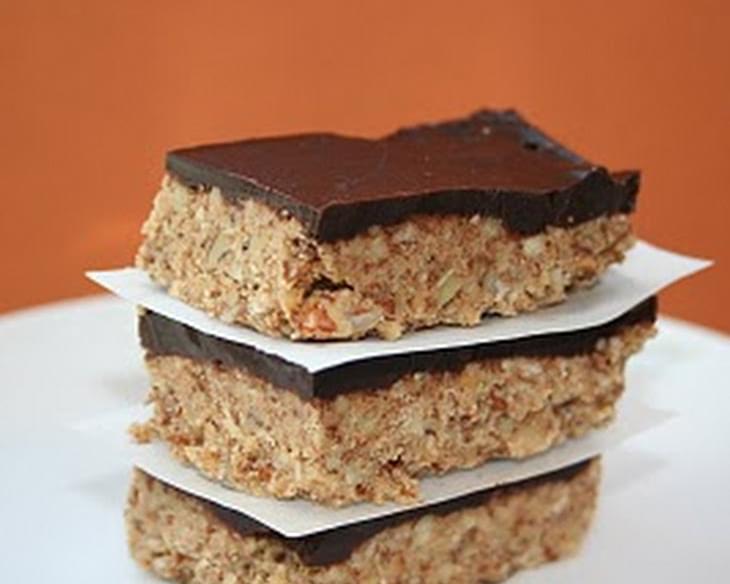 Chocolate Nut Energy Bars (Low Carb and Gluten Free)