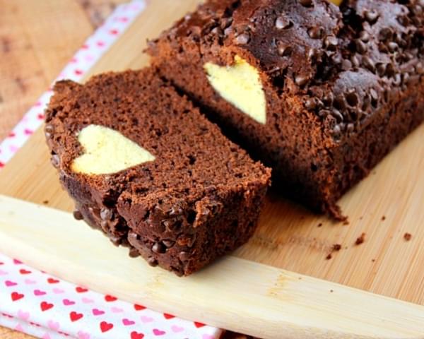 Chocolate- Valentine's Surprise- Loaf Cake