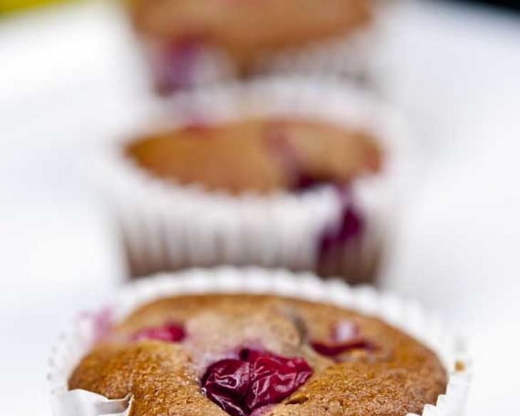 Clean Eating Cranberry Muffins