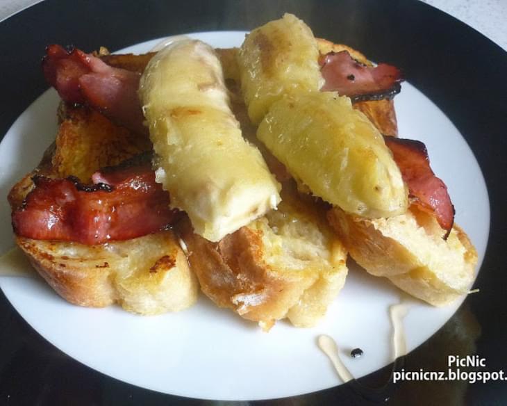 Bacon and Banana French Toast