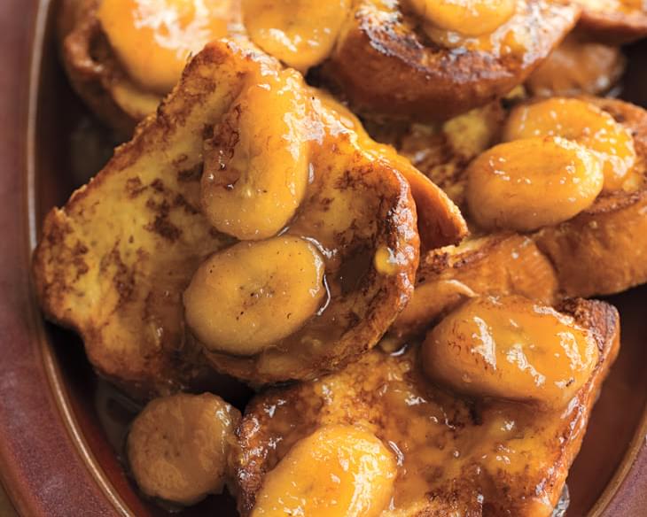 French Toast with Caramelized Bananas