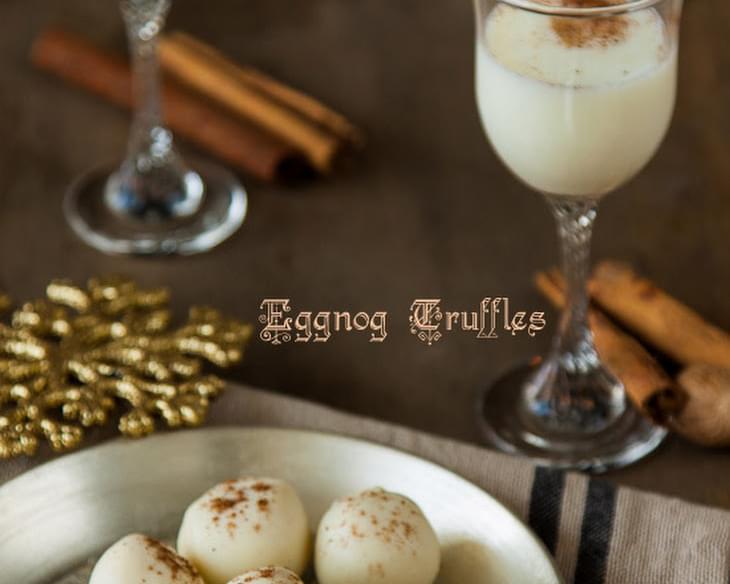 Eggnog Truffles