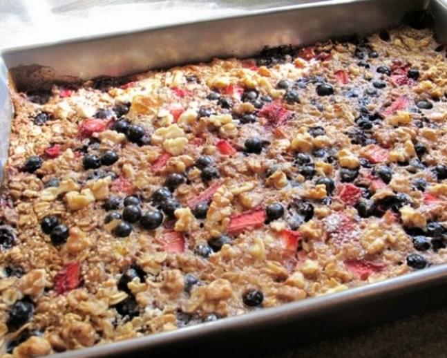 Baked Quinoa and Oatmeal