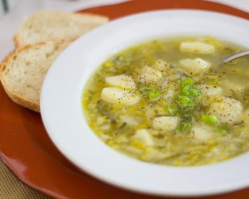 Comforting and Soothing Potato Leek Soup