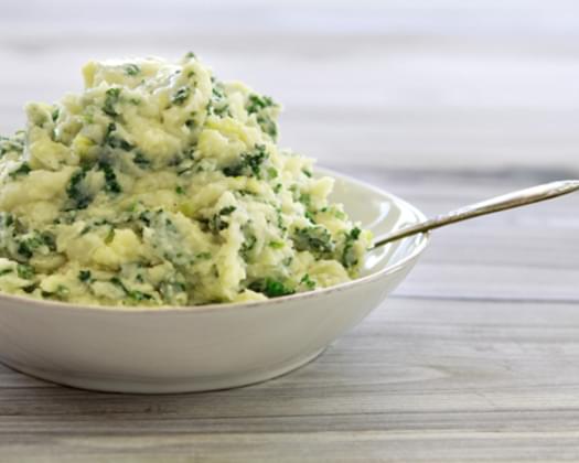 Colcannon with Leeks and Kale