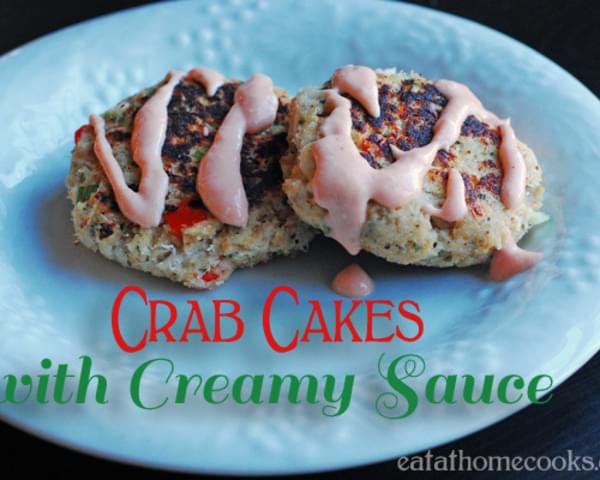 Crab Cakes with Creamy Sauce