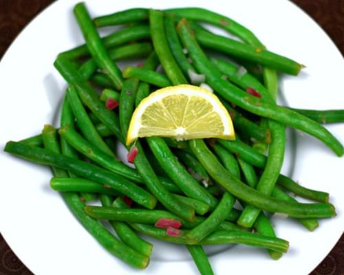 Green Beans with Lemon and Shallots