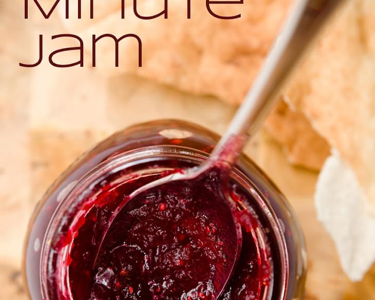 Homemade Tart Cranberry Jam in Ten Minutes