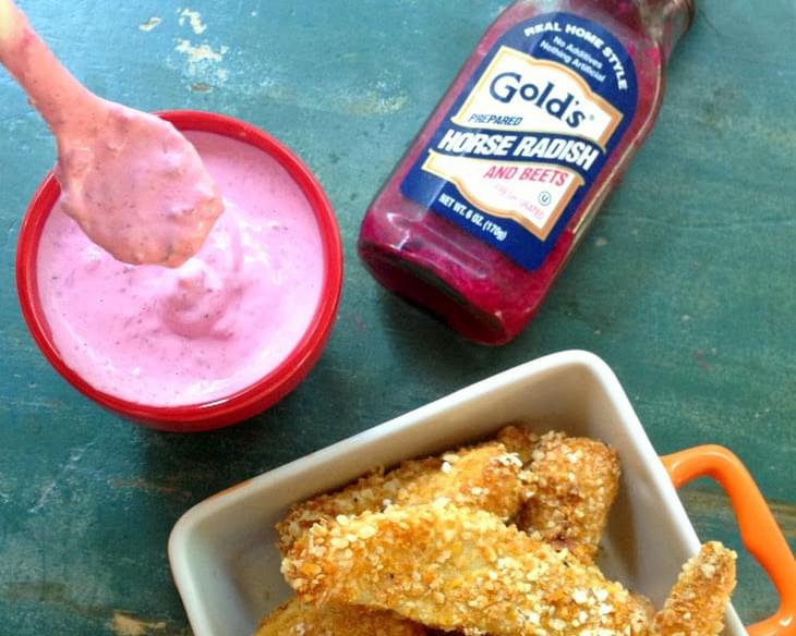 Crunchy Baked Gefilte Fish with Dipping Sauce