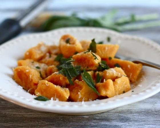 Butternut Squash Gnocchi with Browned Butter and Fried Sage