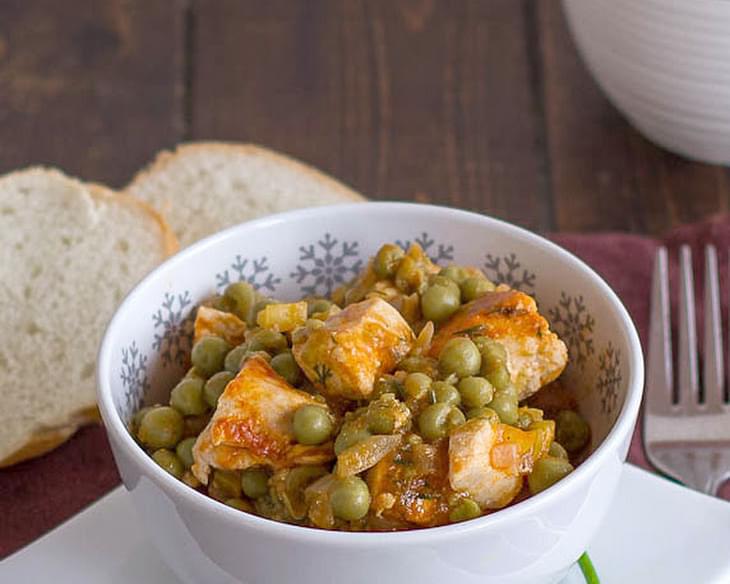 Chicken and Peas Stew