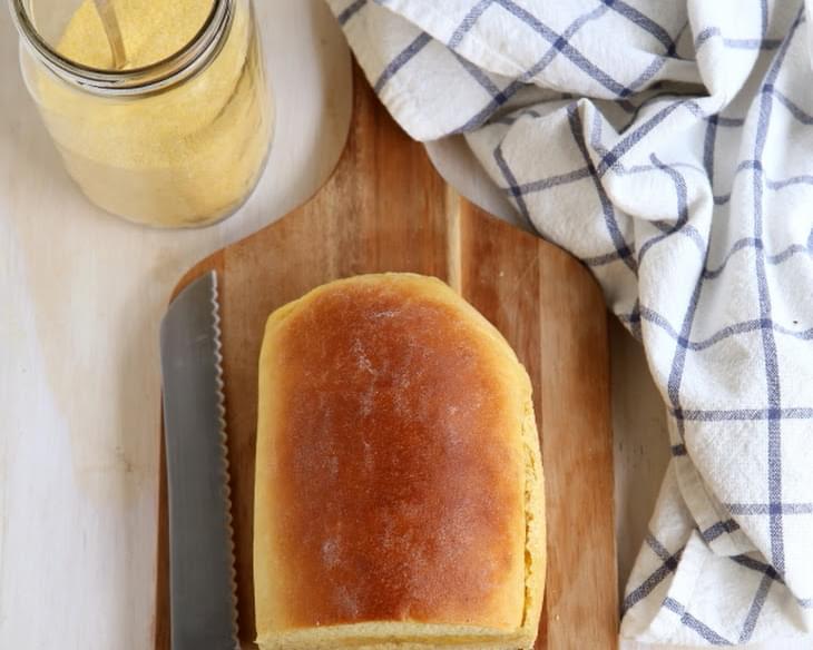 Yeasted Honey Cornbread Loaf