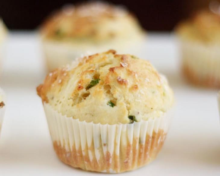 Scallion and Goat Cheese Muffins
