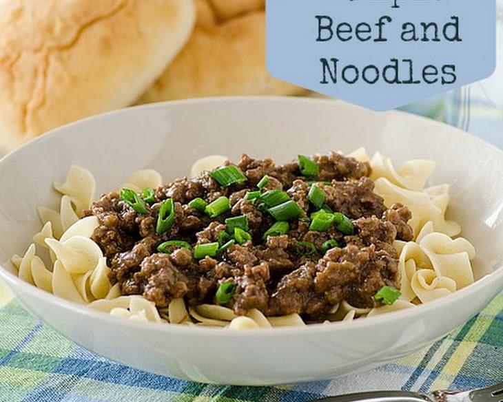 Simple Beef and Noodles