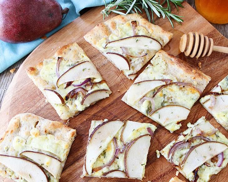 Pear and Blue Cheese Flatbread