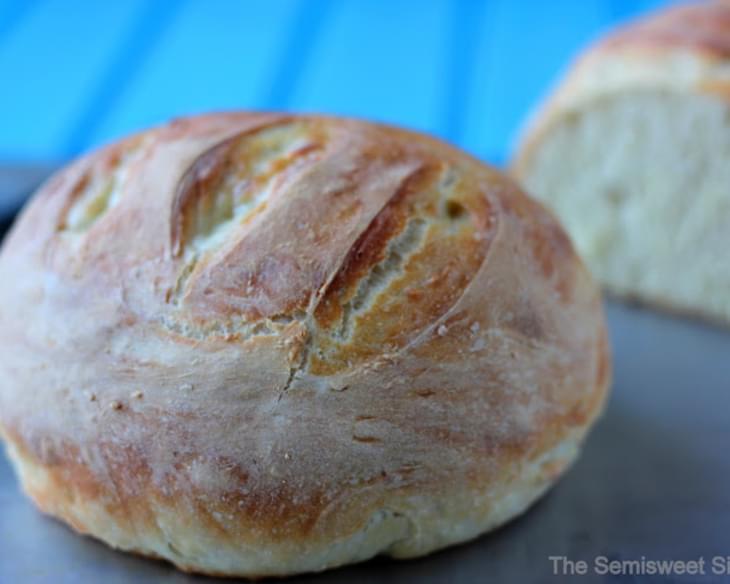 Easy 4 Ingredient Artisan Bread