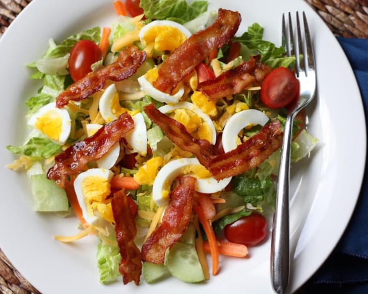 Bacon and Egg Garden Salad
