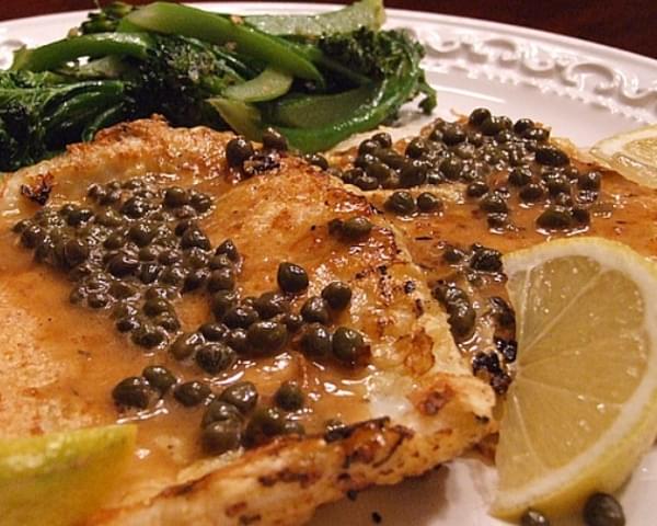 Lemon- Caper Calamari Steaks