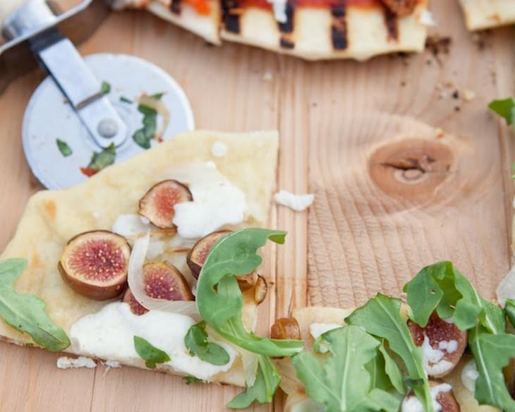 Fig, Caramelized Onion & Goat Cheese Pizza