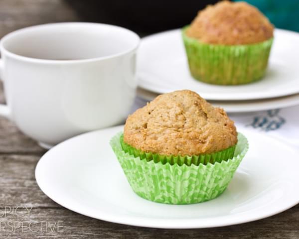 Applesauce Muffins with Pear