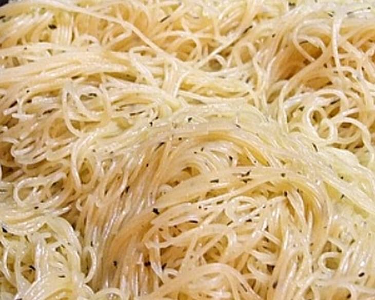 Honey- Garlic Angel Hair Pasta