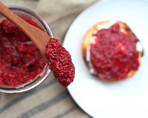 Raspberry Chia Seed Jam - Sugar-Free