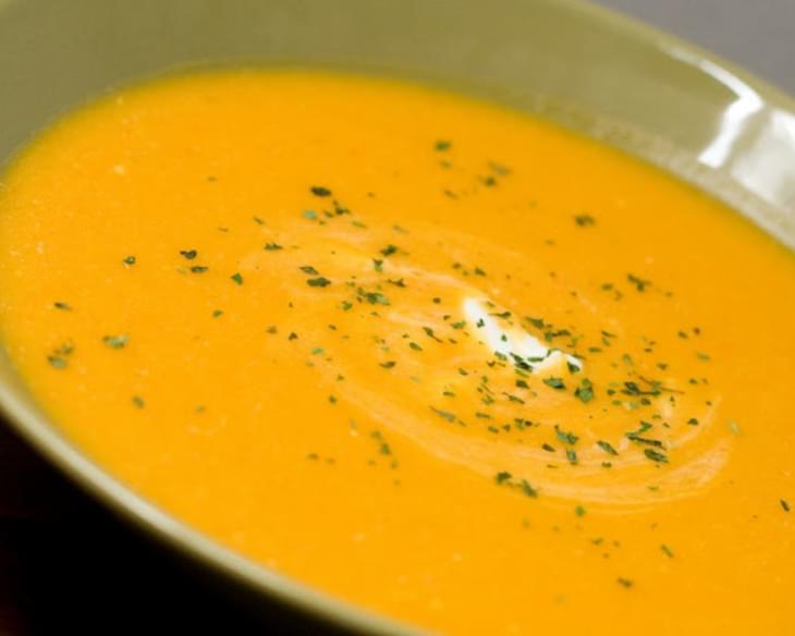 Carrot Ginger Soup with Star Anise