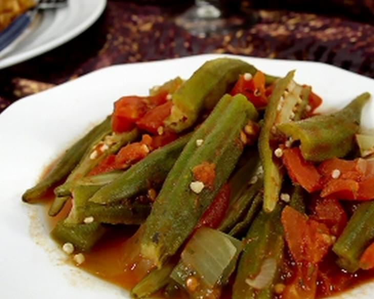 stewed okra and tomatoes calories