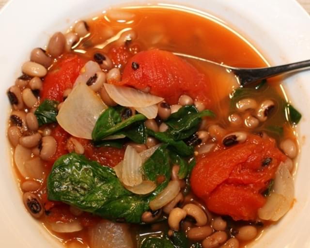 New Year's Black Eyed Pea Soup