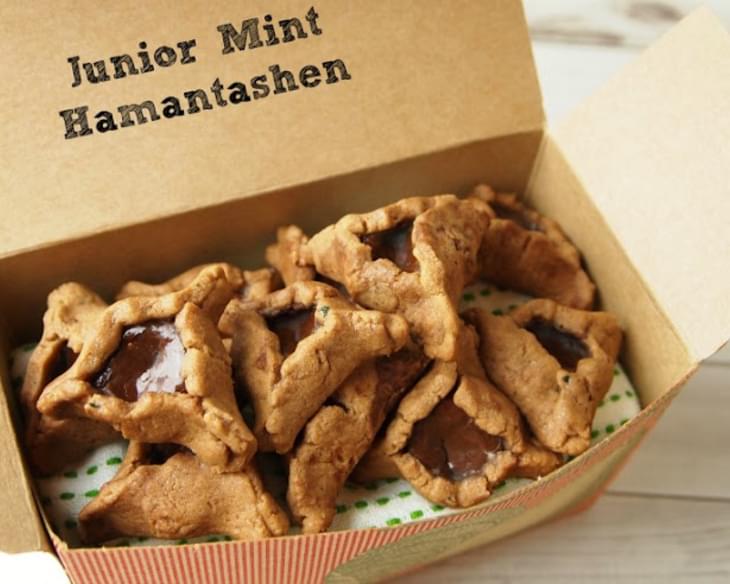 Chocolate Mint Hamantashen