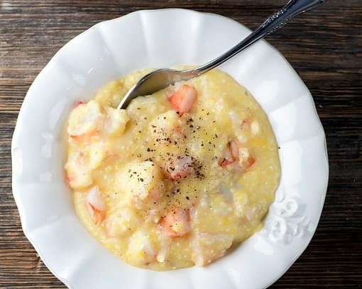 Chopped Shrimp and Grits