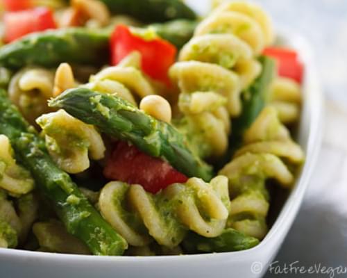 Asparagus Pesto Pasta Salad