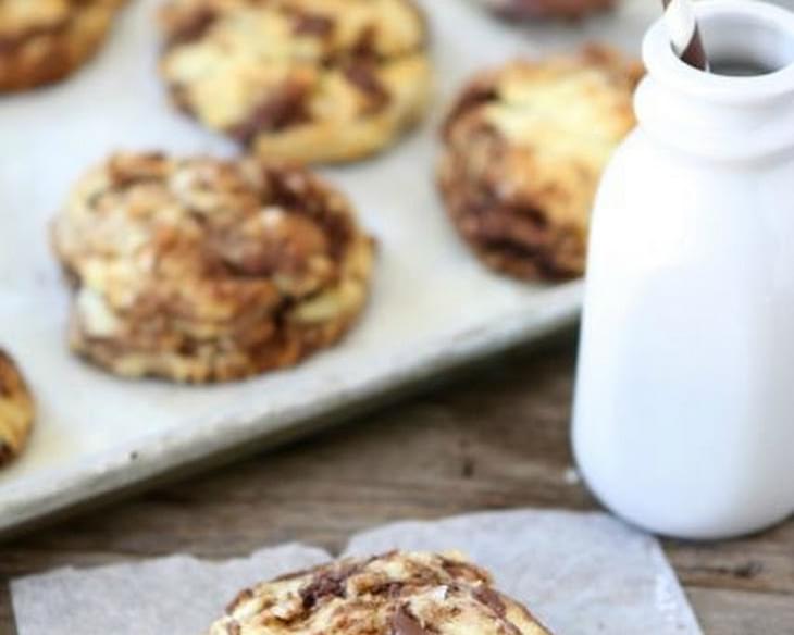 Easy drop biscuits with a sweet Nutella swirl!