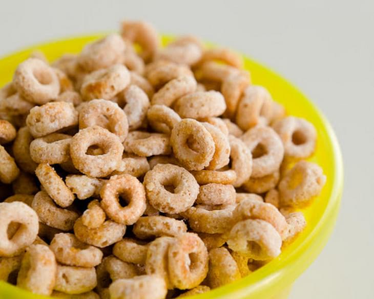 Homemade Frosted Cheerios in Three Minutes