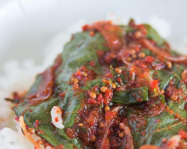 Kkaennip (Perilla) Kimchi