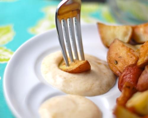 Roasted Potatoes with Maple Fig Sauce