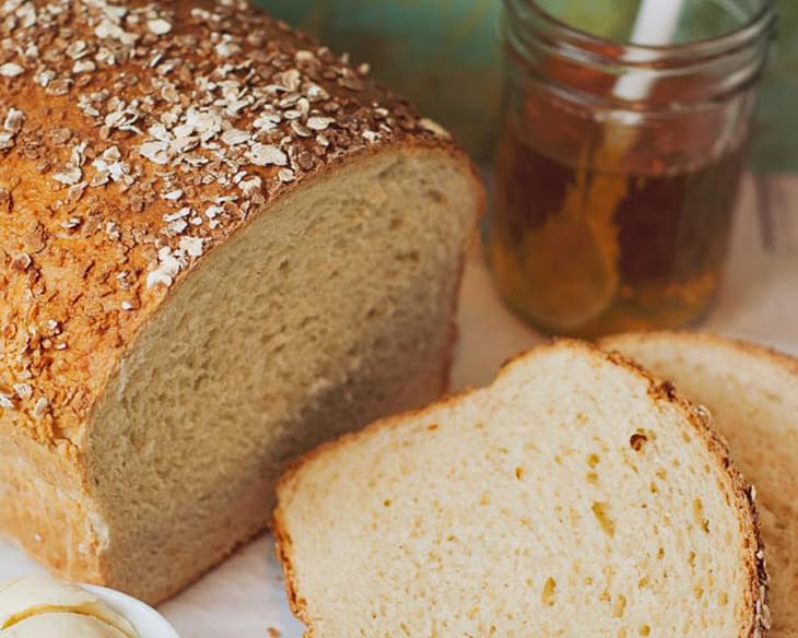 Homemade Honey Oat Bread