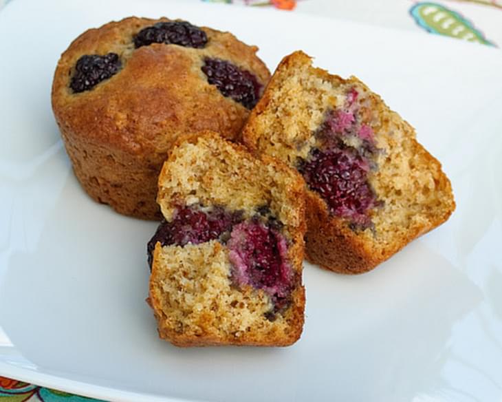 Blackberry Bran Muffins