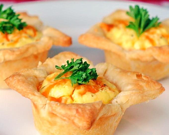 Bacon and Cheddar Mini Quiches
